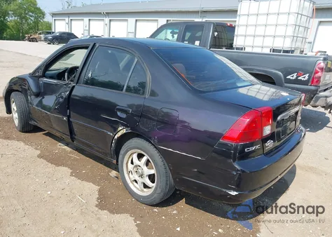 2005 Honda Civic Lx z USA, uszkodzony, nr VIN JHMES16545S005916